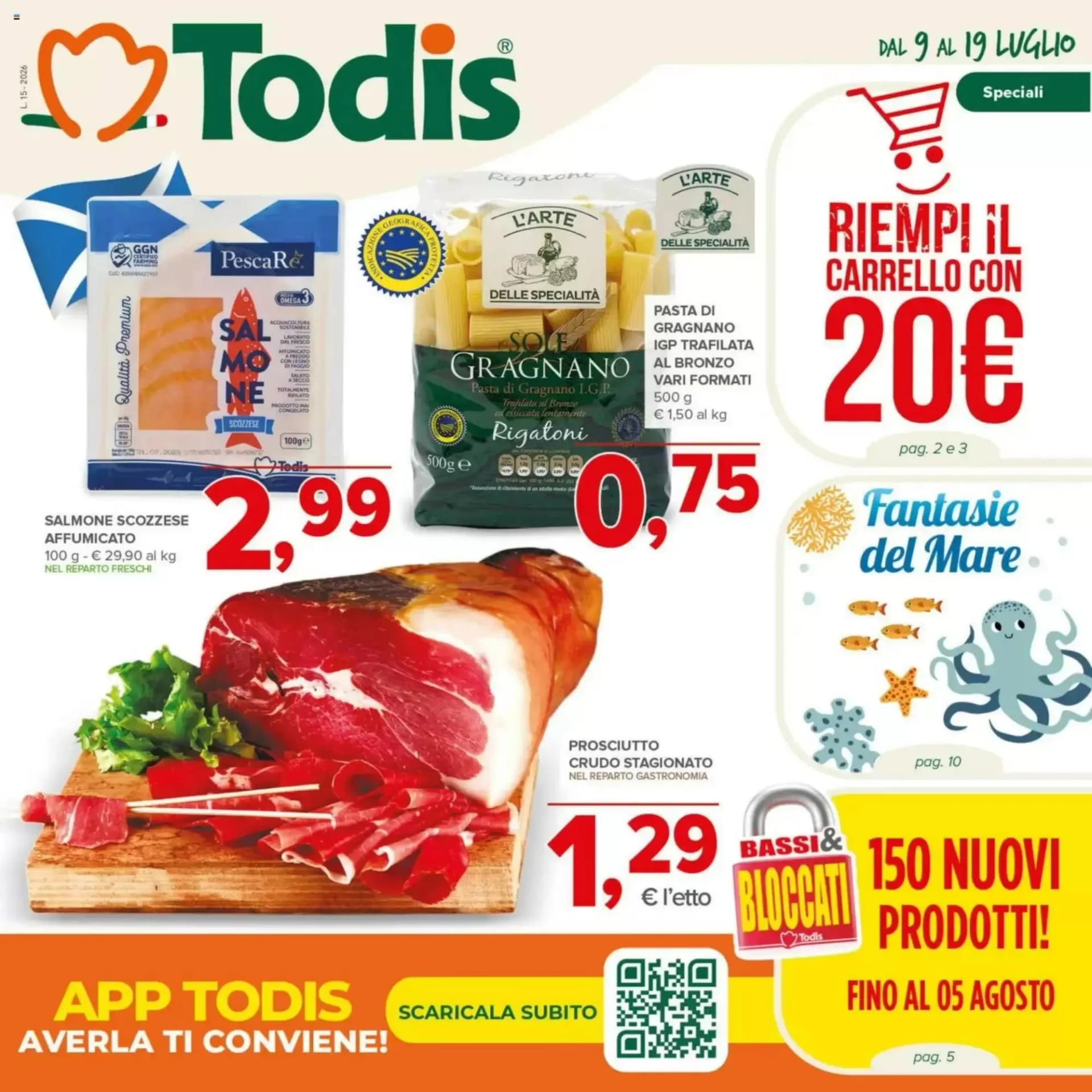 Pagina 1 - Anteprima Volantino Todis: Offerte valide dal 9 al 19 Luglio 2026