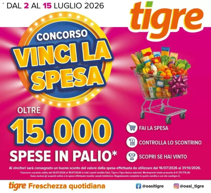 Volantino Tigre