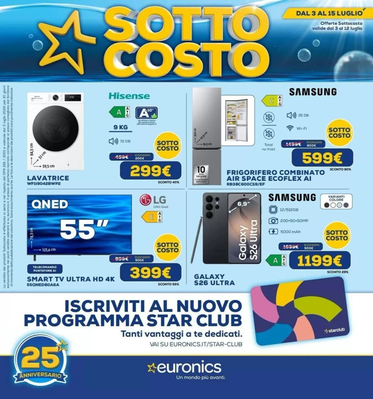 Copertina volantino Euronics