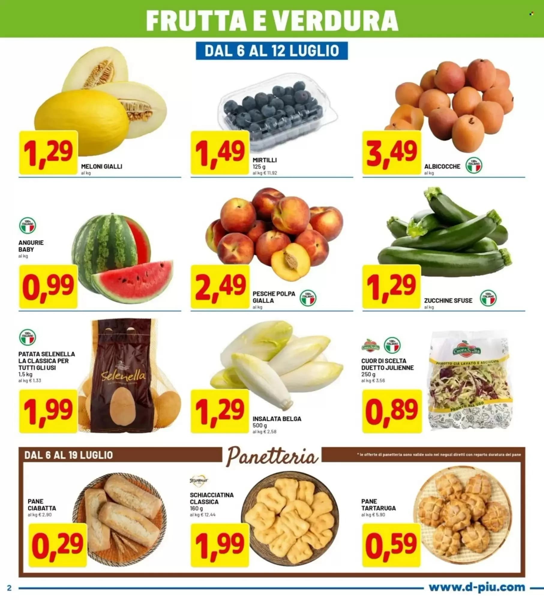 Pagina 2 - Anteprima Volantino Dpiu: Offerte valide dal 6 al 19 Luglio 2026