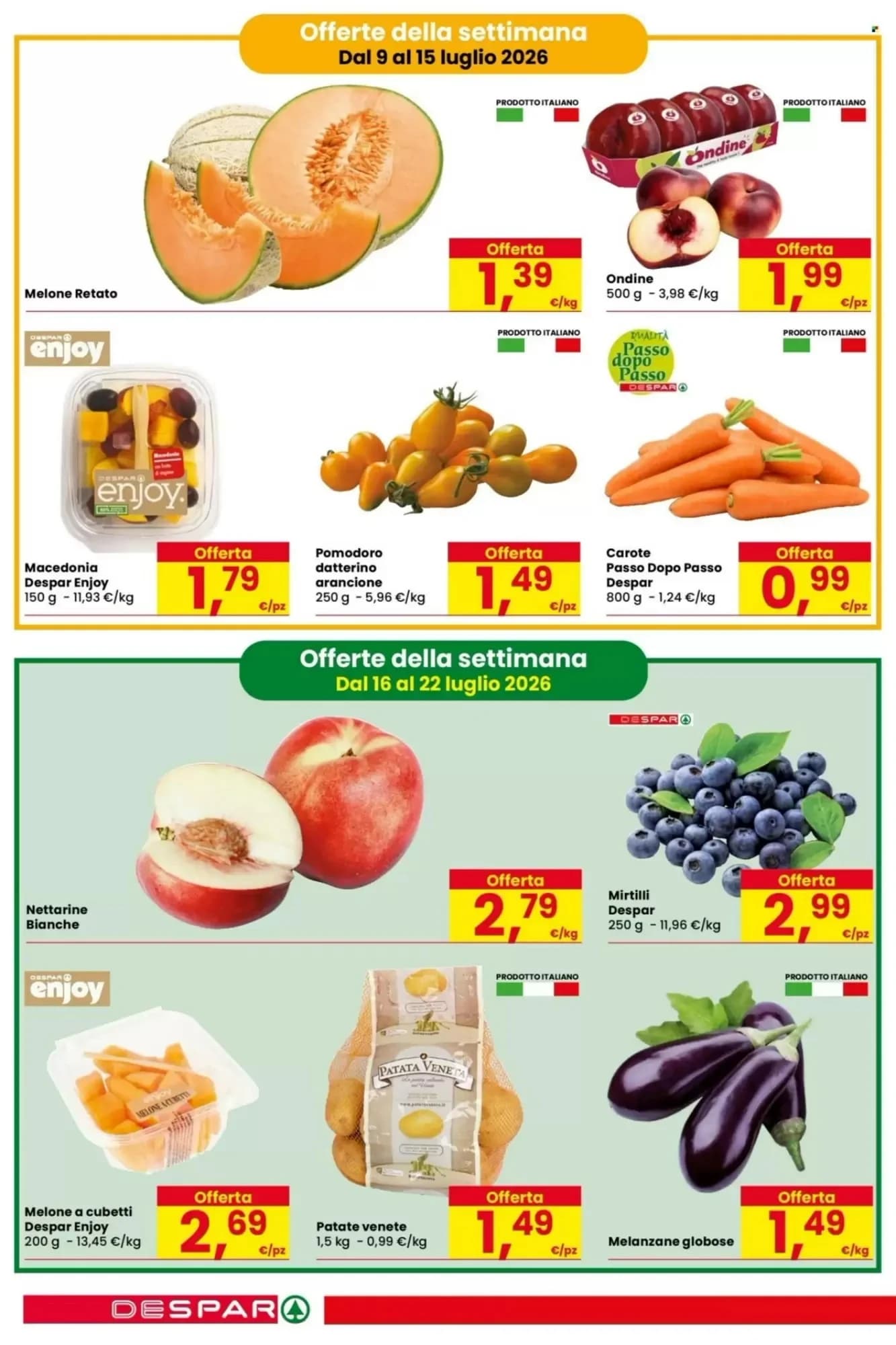 Pagina 2 - Anteprima Volantino Despar: Offerte valide dal 9 al 22 Luglio 2026