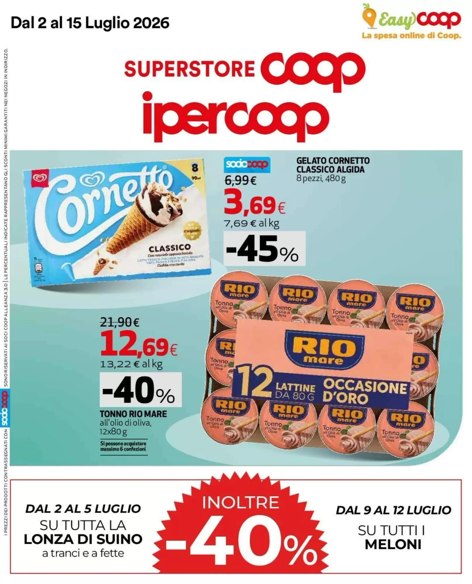 Pagina 1 - Anteprima Volantino Coop: Offerte valide dal 2 al 15 Luglio 2026