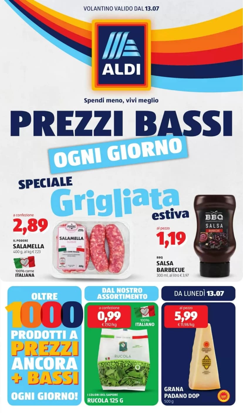 Volantino Aldi