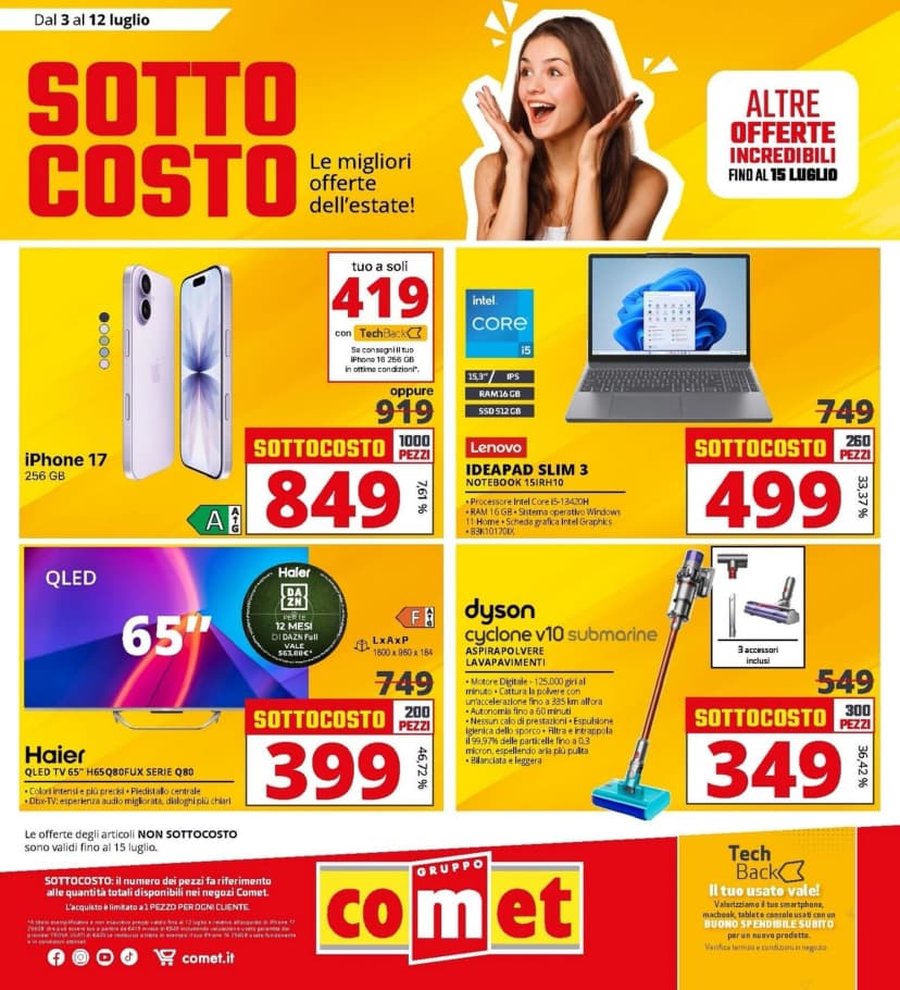 Volantino Comet