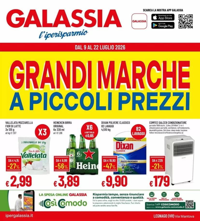 Volantino Galassia