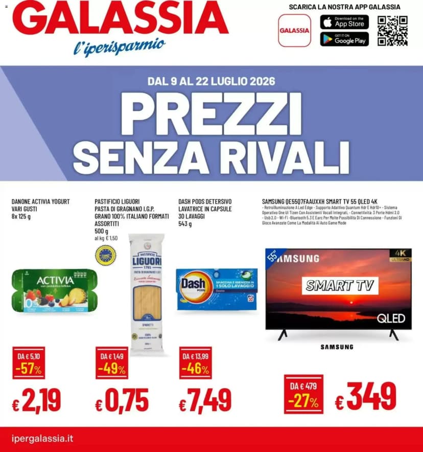 Volantino Galassia