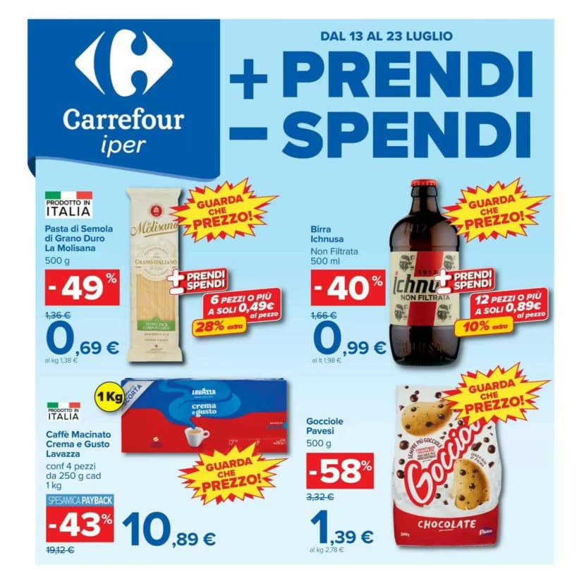 Volantino Carrefour Ipermercati