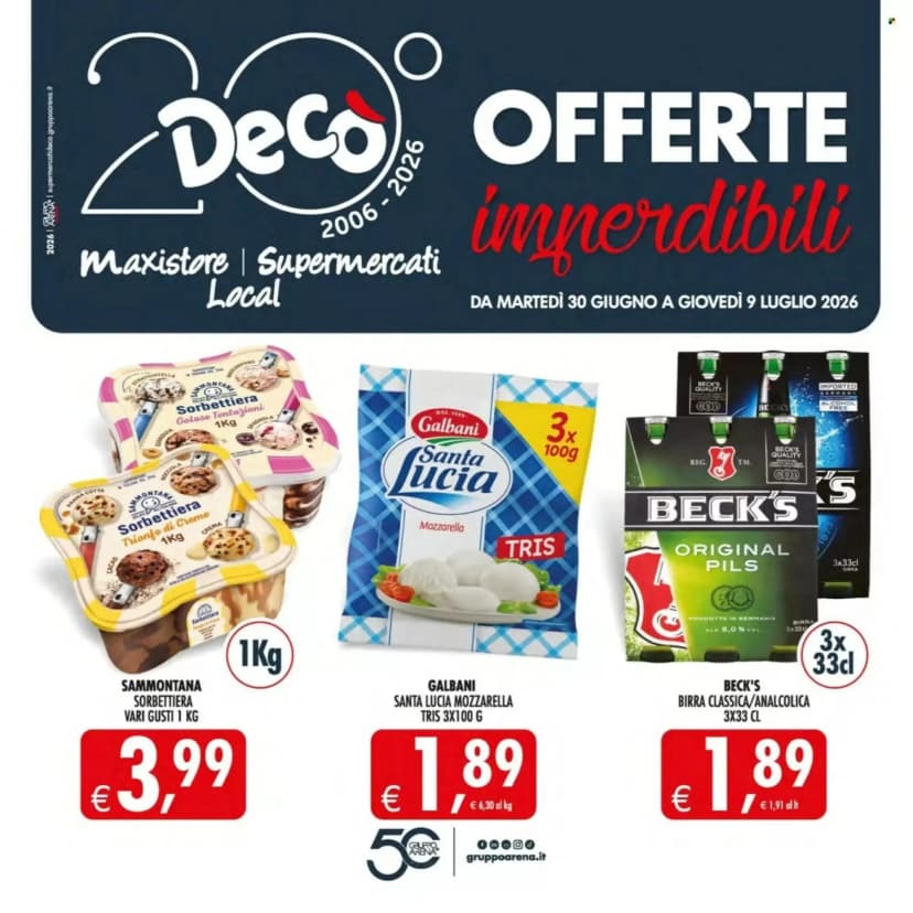 Volantino Decò Supermercati