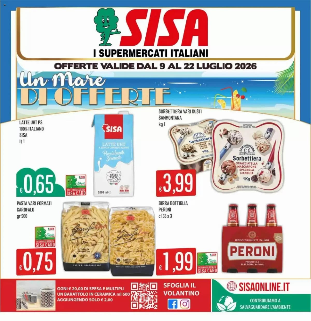 Copertina volantino Sisa