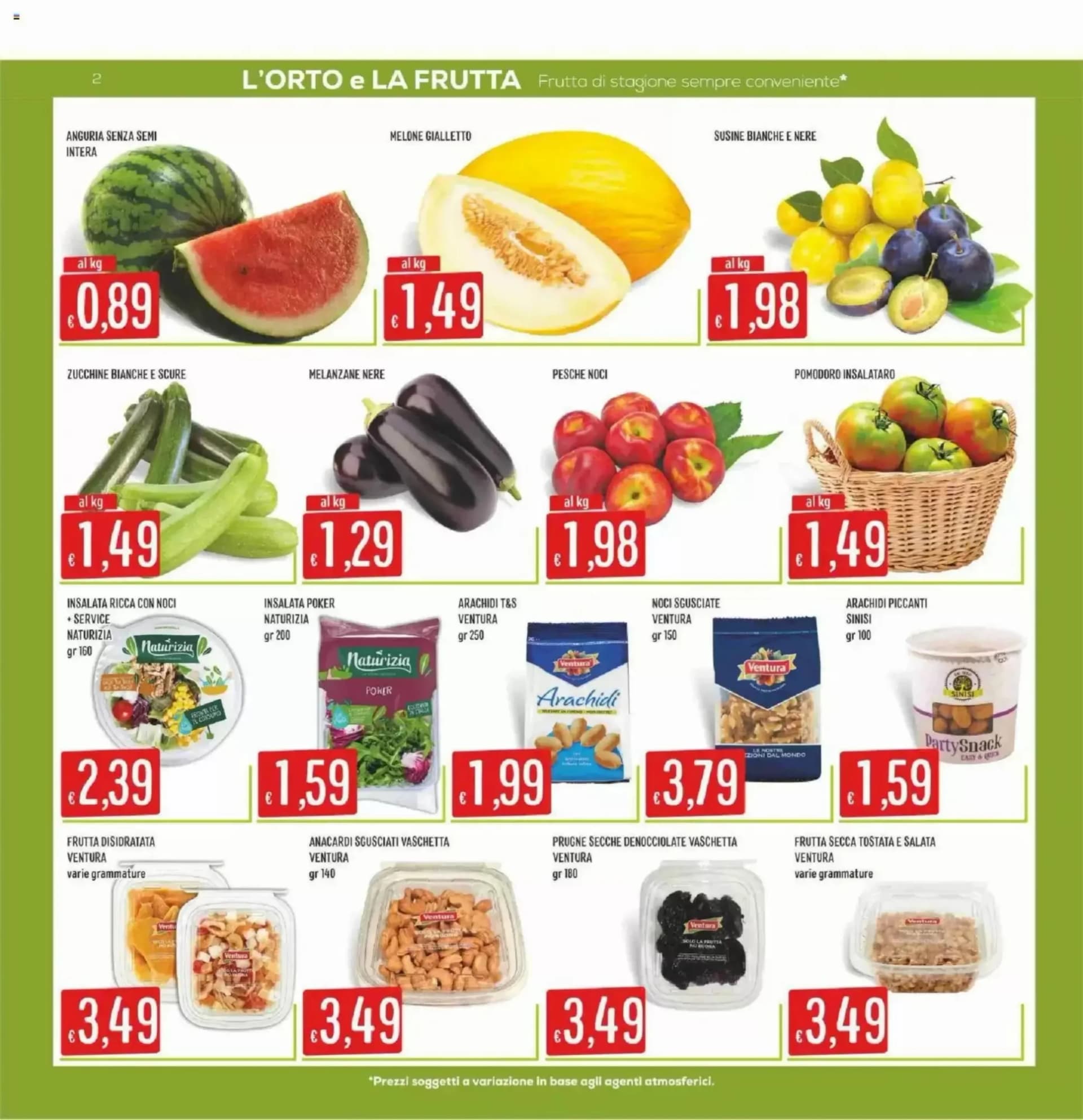 Pagina 2 - Anteprima Volantino Sisa: Offerte valide dal 9 al 22 Luglio 2026