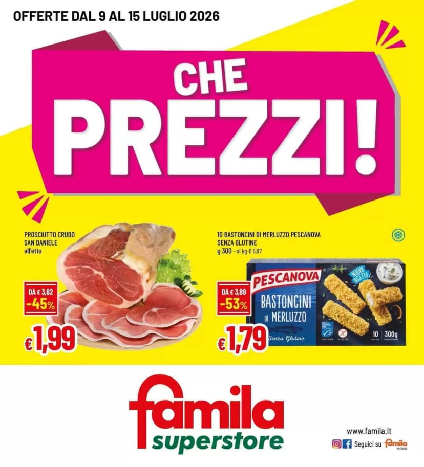 Volantino Famila Superstore