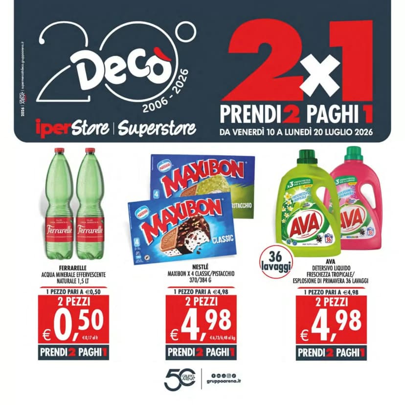 Volantino Decò Superstore