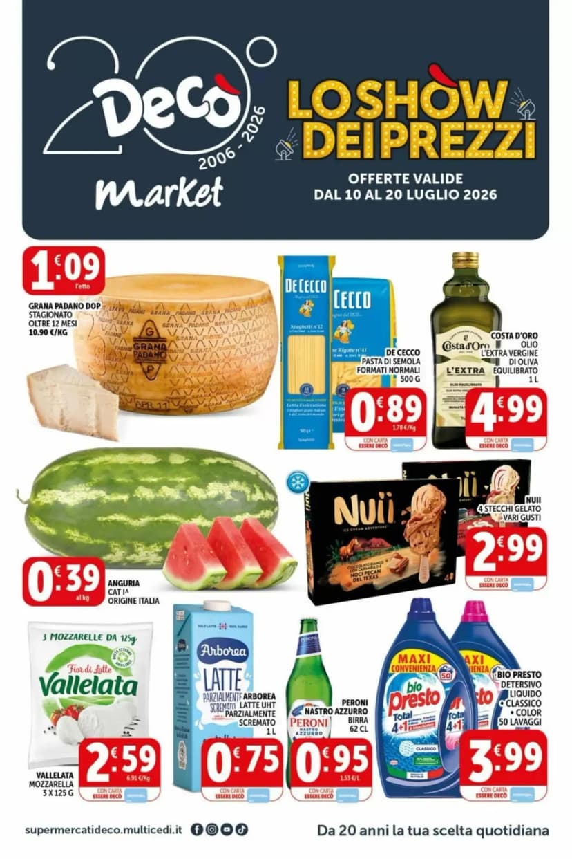 Volantino Decò Market