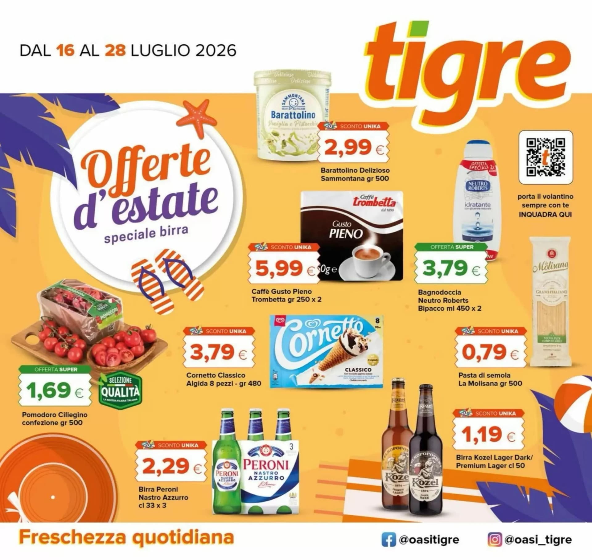 Pagina 1 - Anteprima Volantino Tigre: Offerte valide dal 16 al 28 Luglio 2026