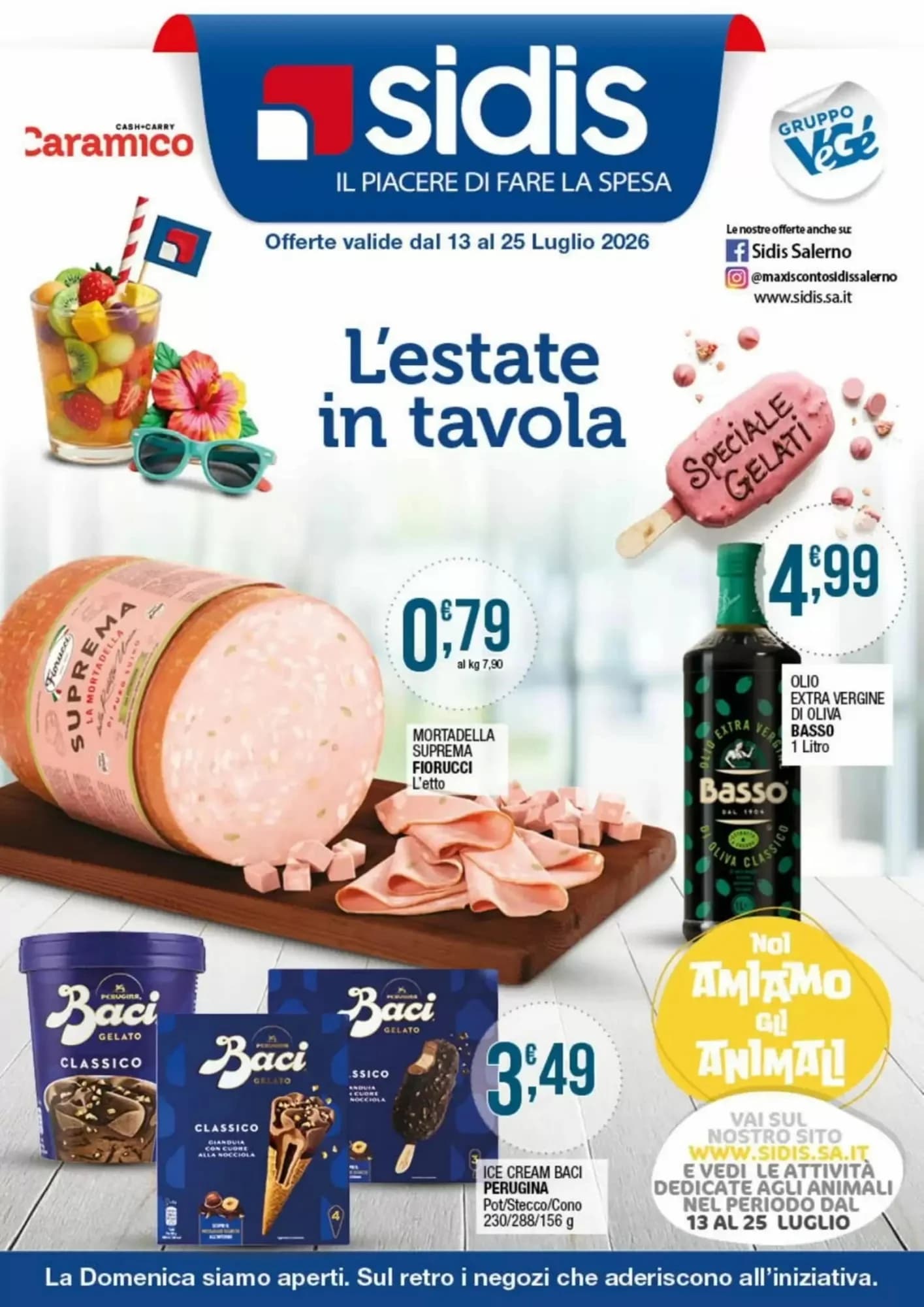 Pagina 1 - Anteprima Volantino Sidis: Offerte valide dal 13 al 25 Luglio 2026