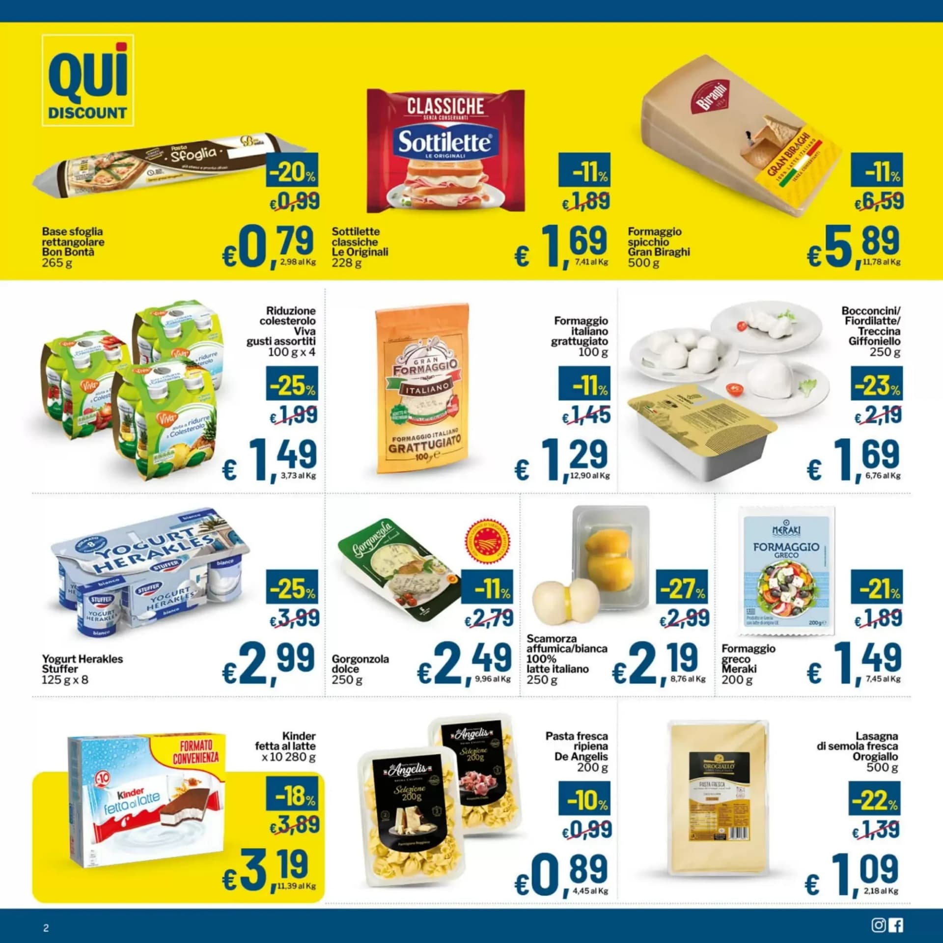 Pagina 2 - Anteprima Volantino Qui Discount: Offerte valide dal 14 al 26 Luglio 2026