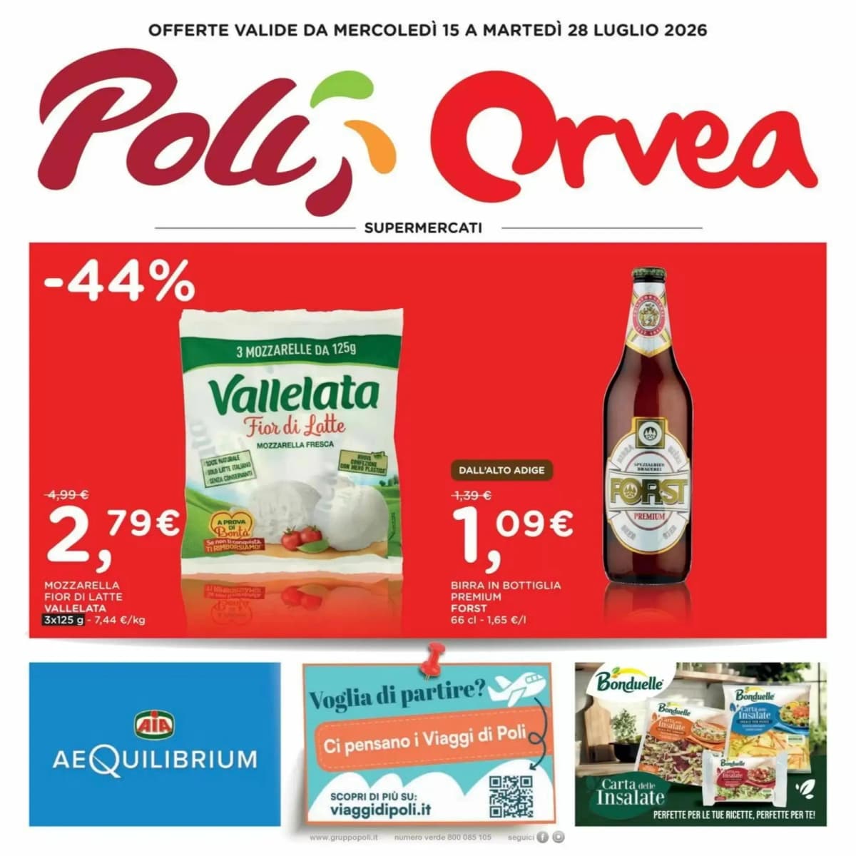 Copertina volantino Orvea