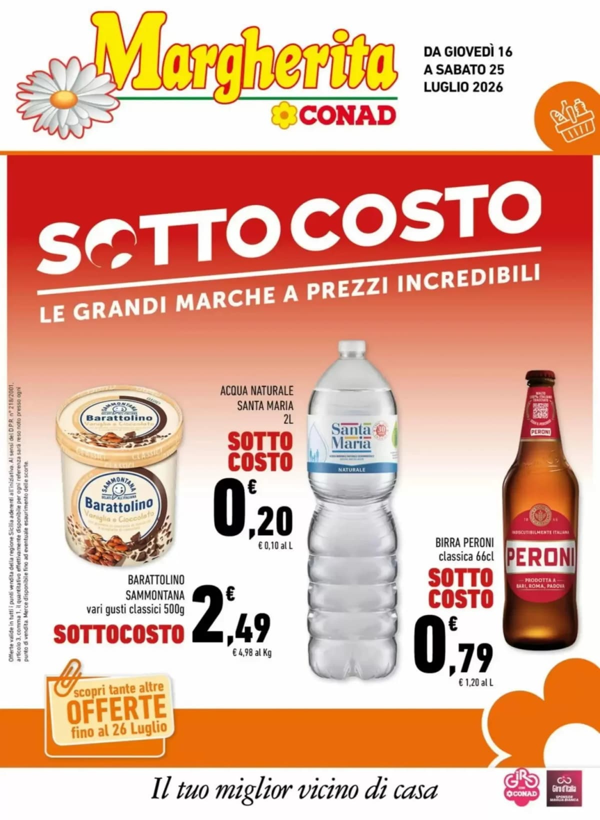 Copertina volantino Margherita