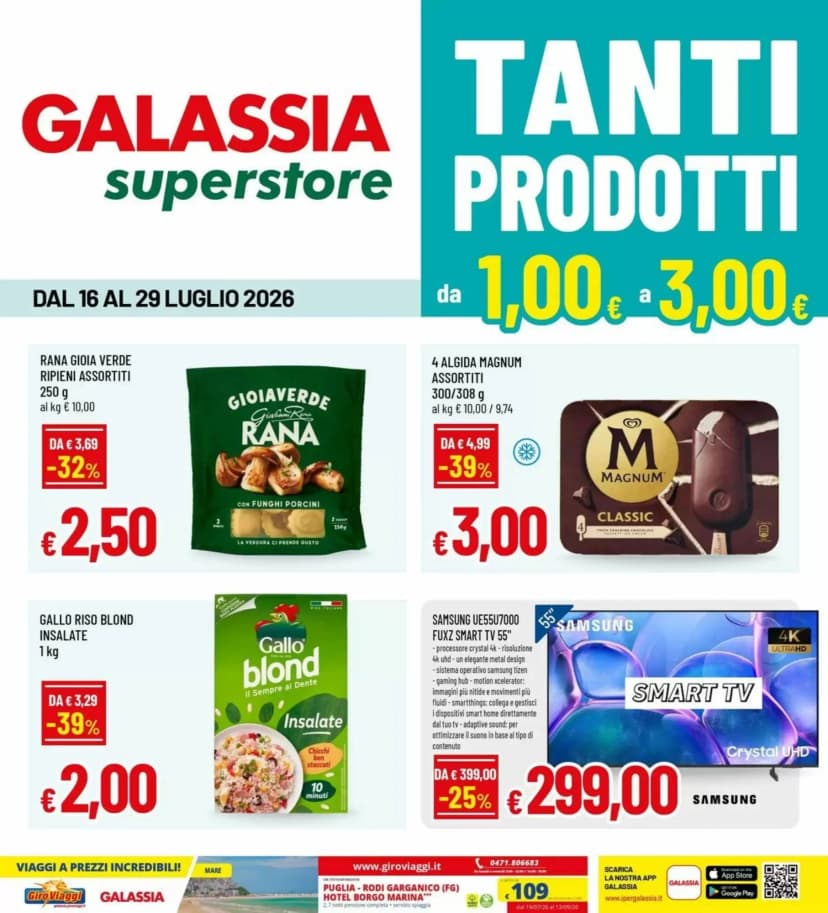 Volantino Galassia