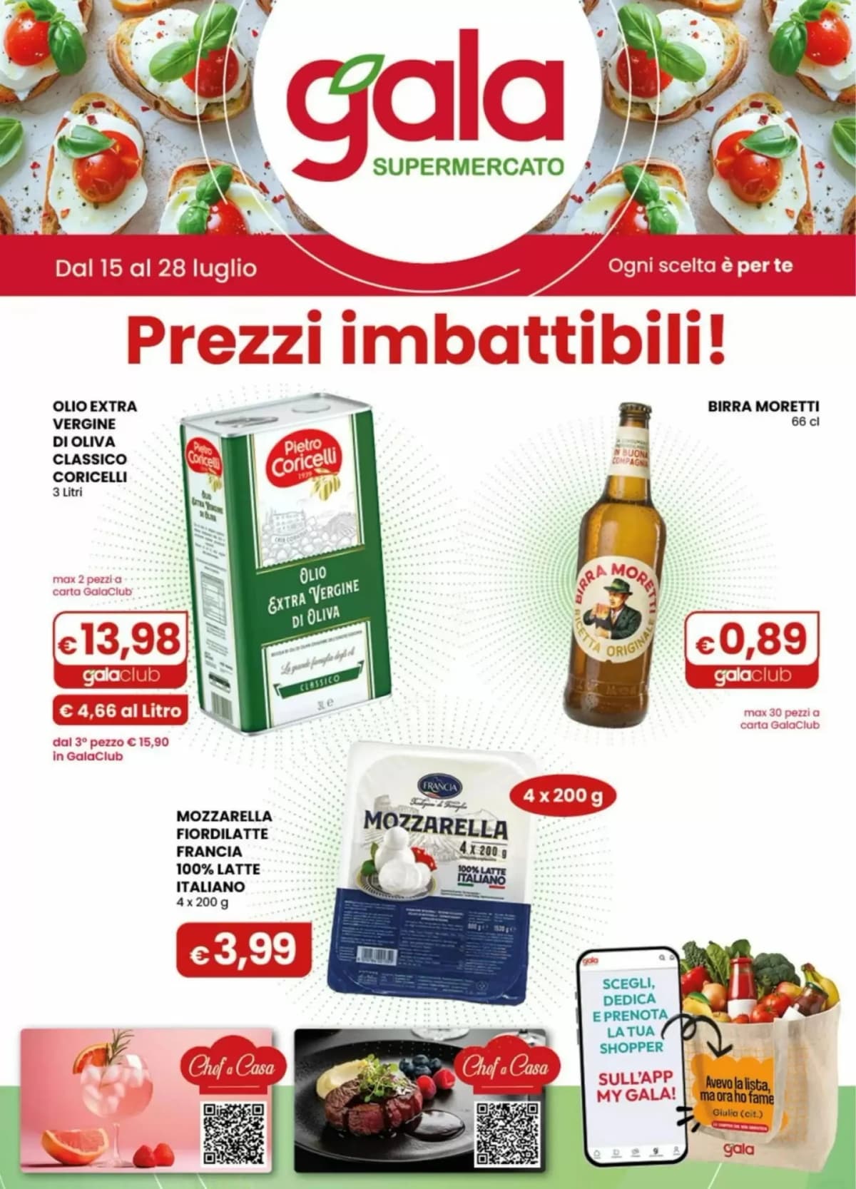 Copertina volantino Gala
