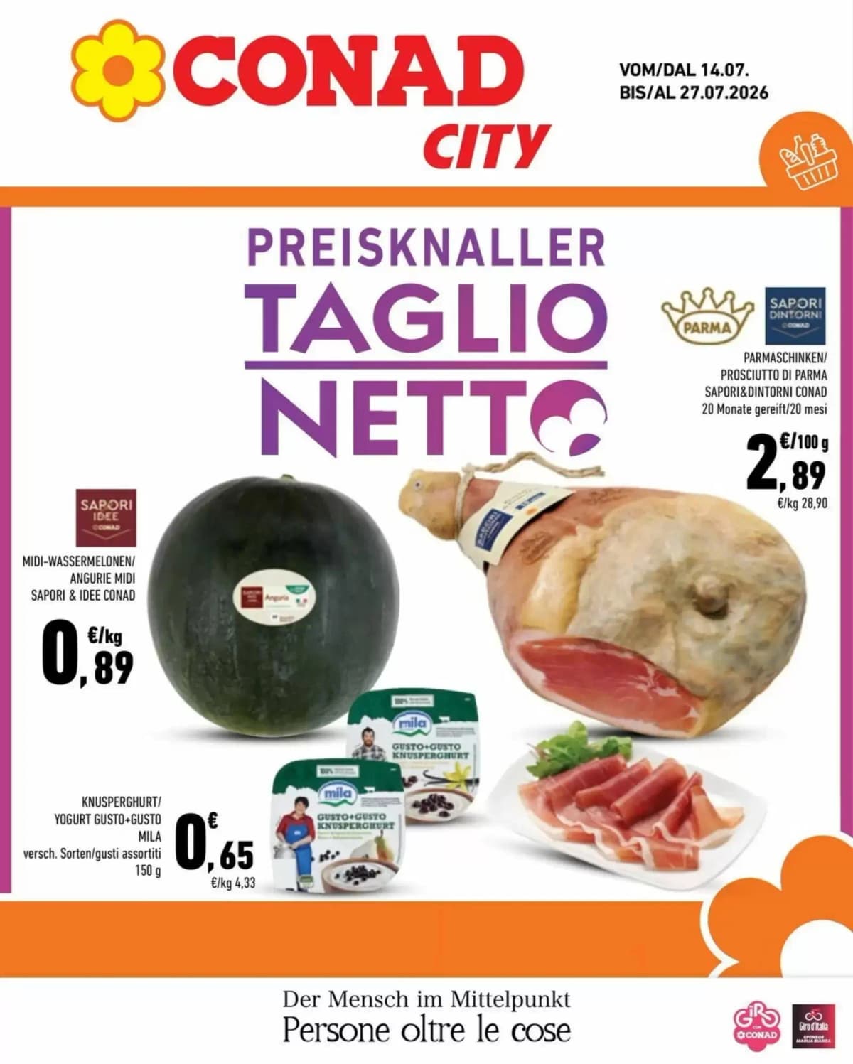 Copertina volantino Conad City