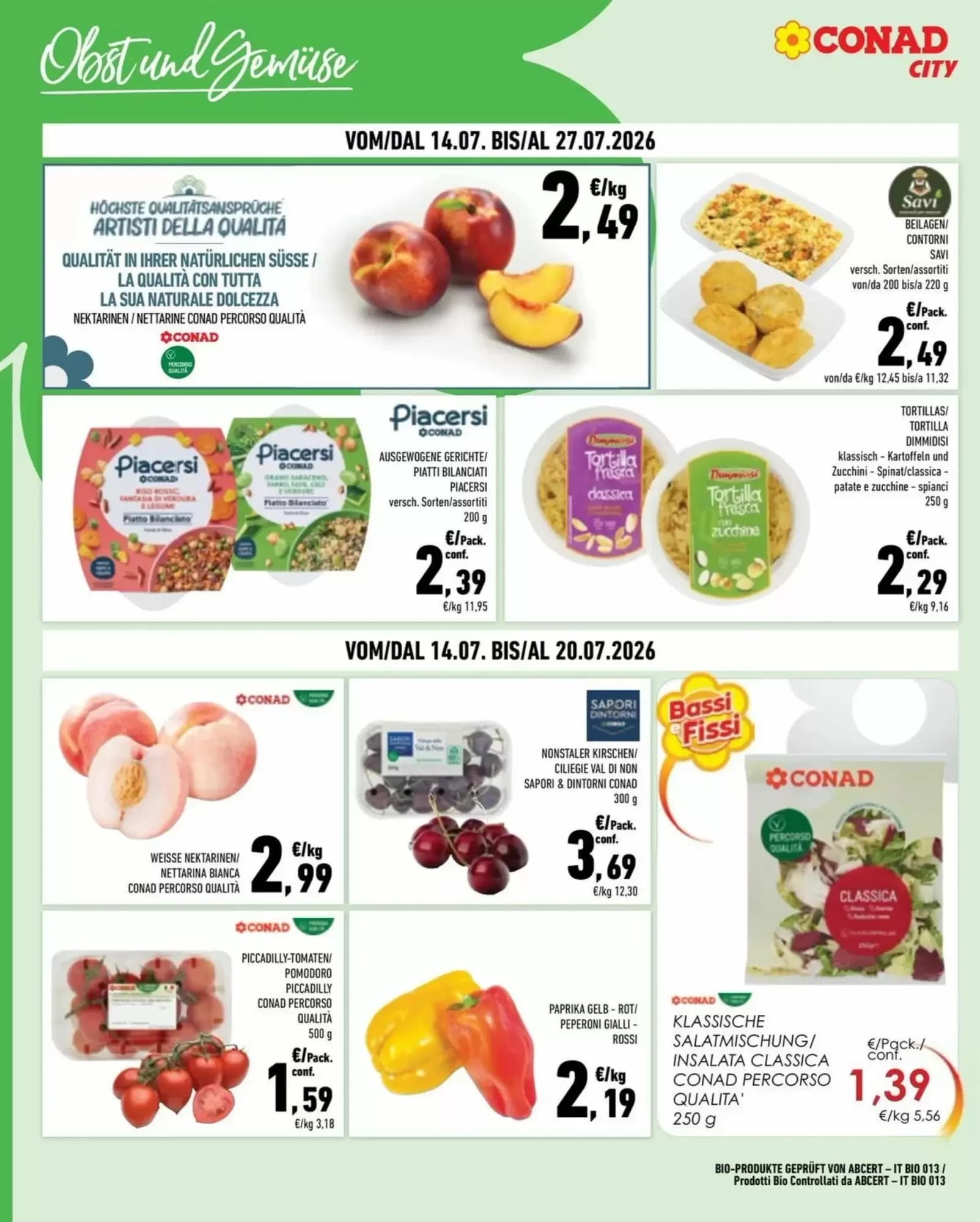 Pagina 2 - Anteprima Volantino Conad City: Offerte valide dal 14 al 27 Luglio 2026
