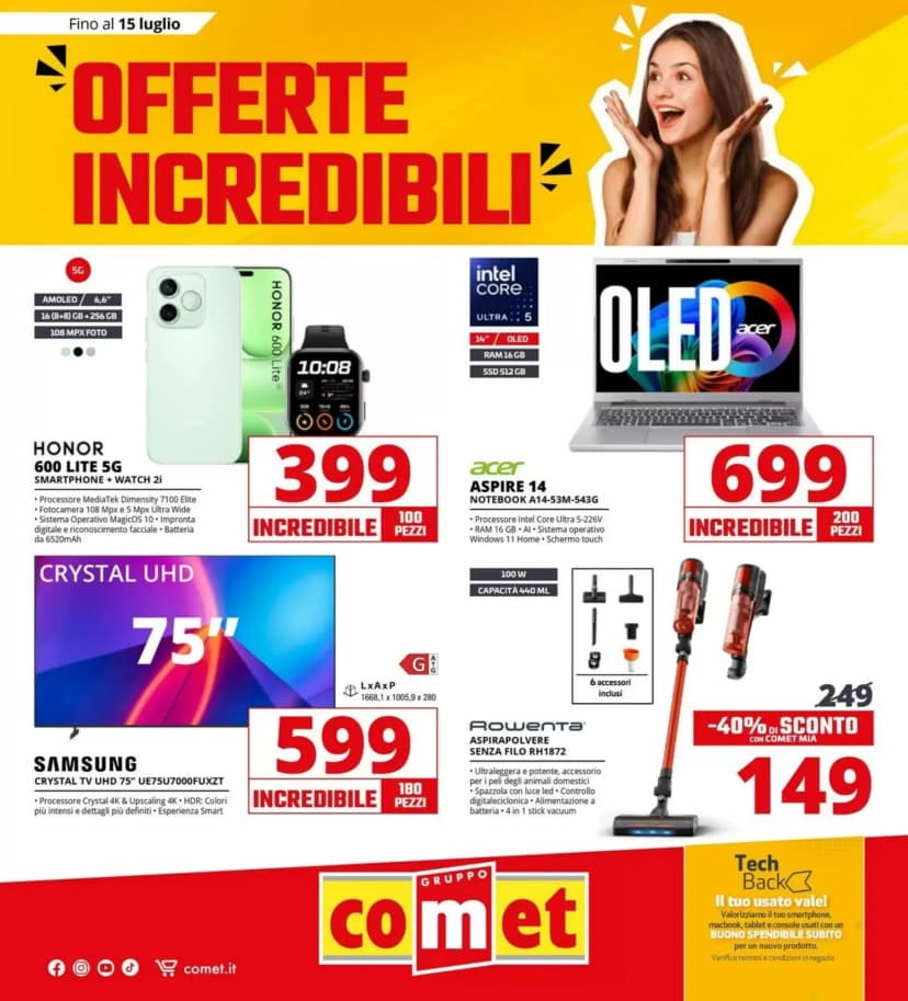 Volantino Comet