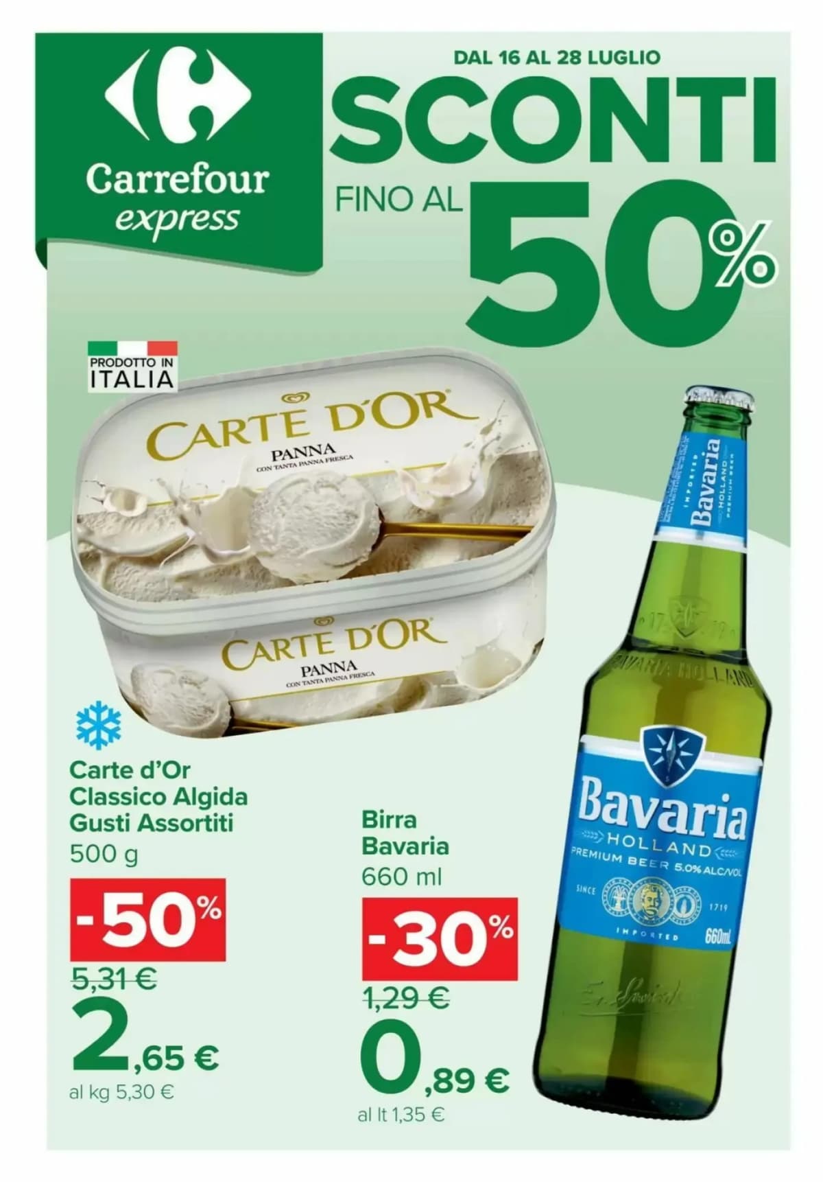 Copertina volantino Carrefour Express