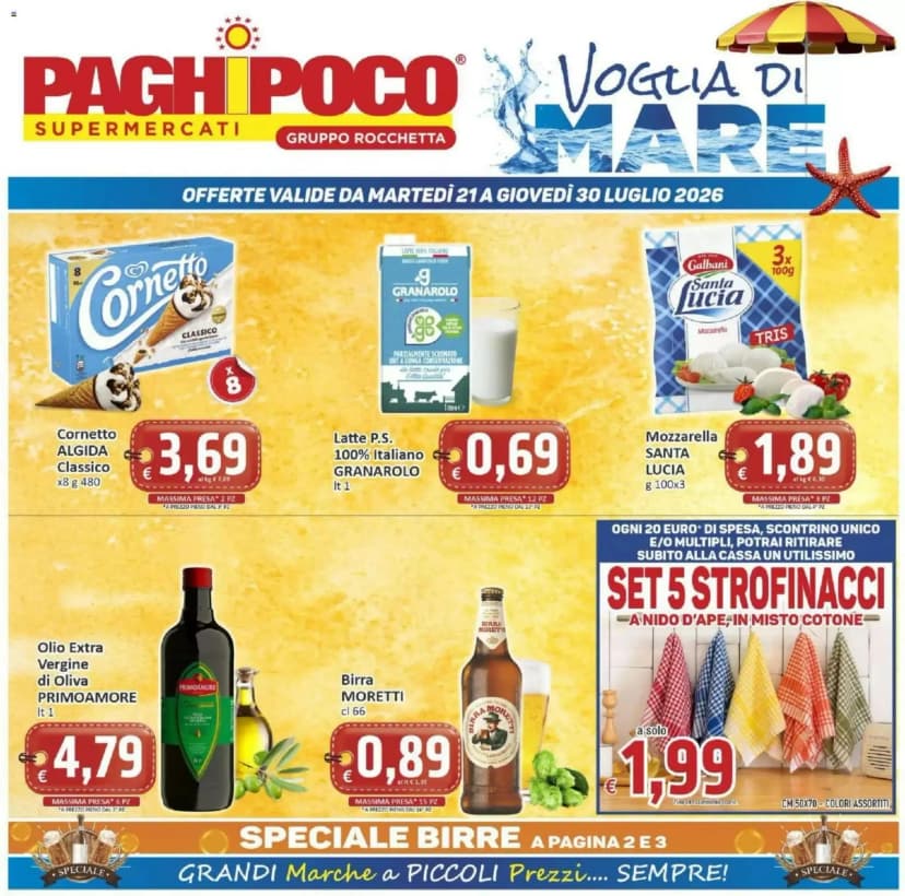 Volantino Paghi Poco