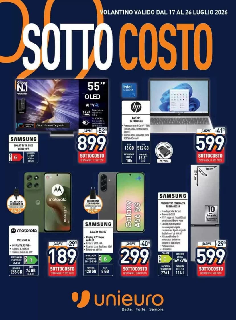 Volantino Unieuro