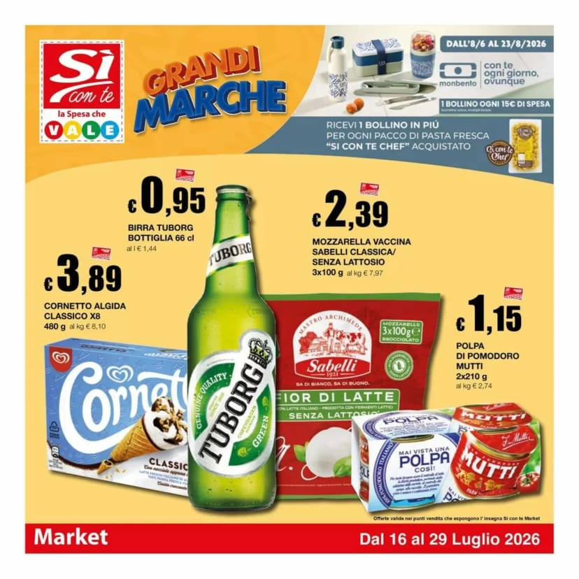 Volantino Si con te supermercato