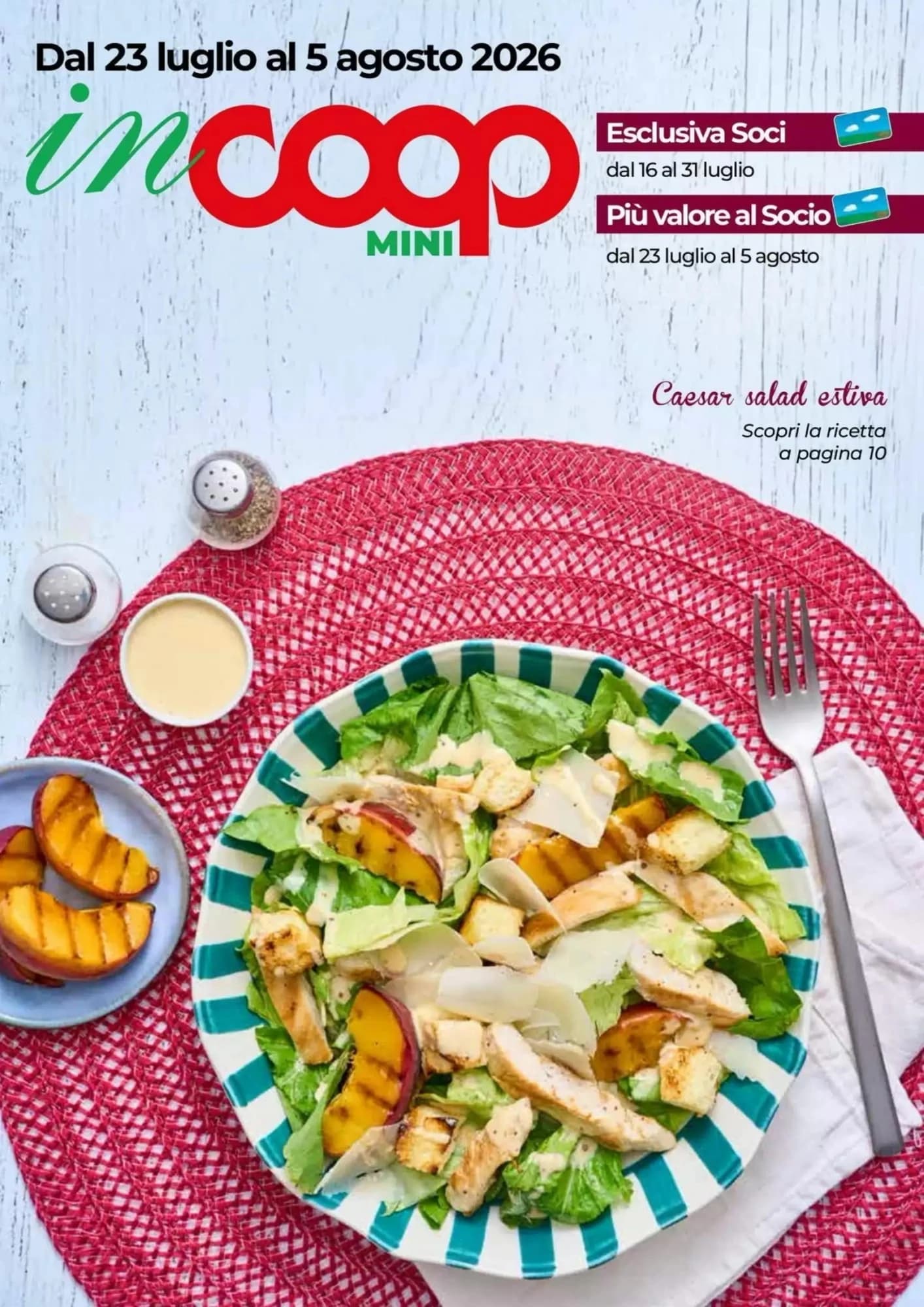 Pagina 1 - Anteprima Volantino Incoop: Offerte valide dal 23 Luglio 2026 al 5 Agosto 2026