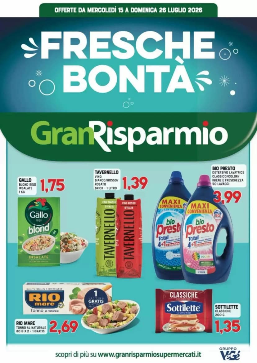 Volantino Gran Risparmio