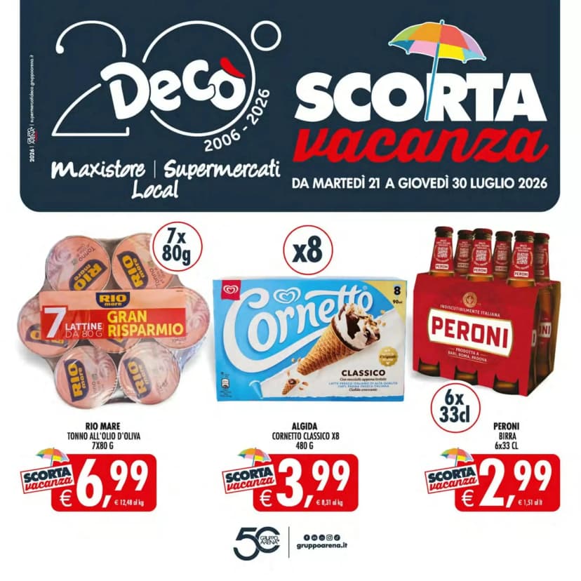 Volantino Decò Superstore