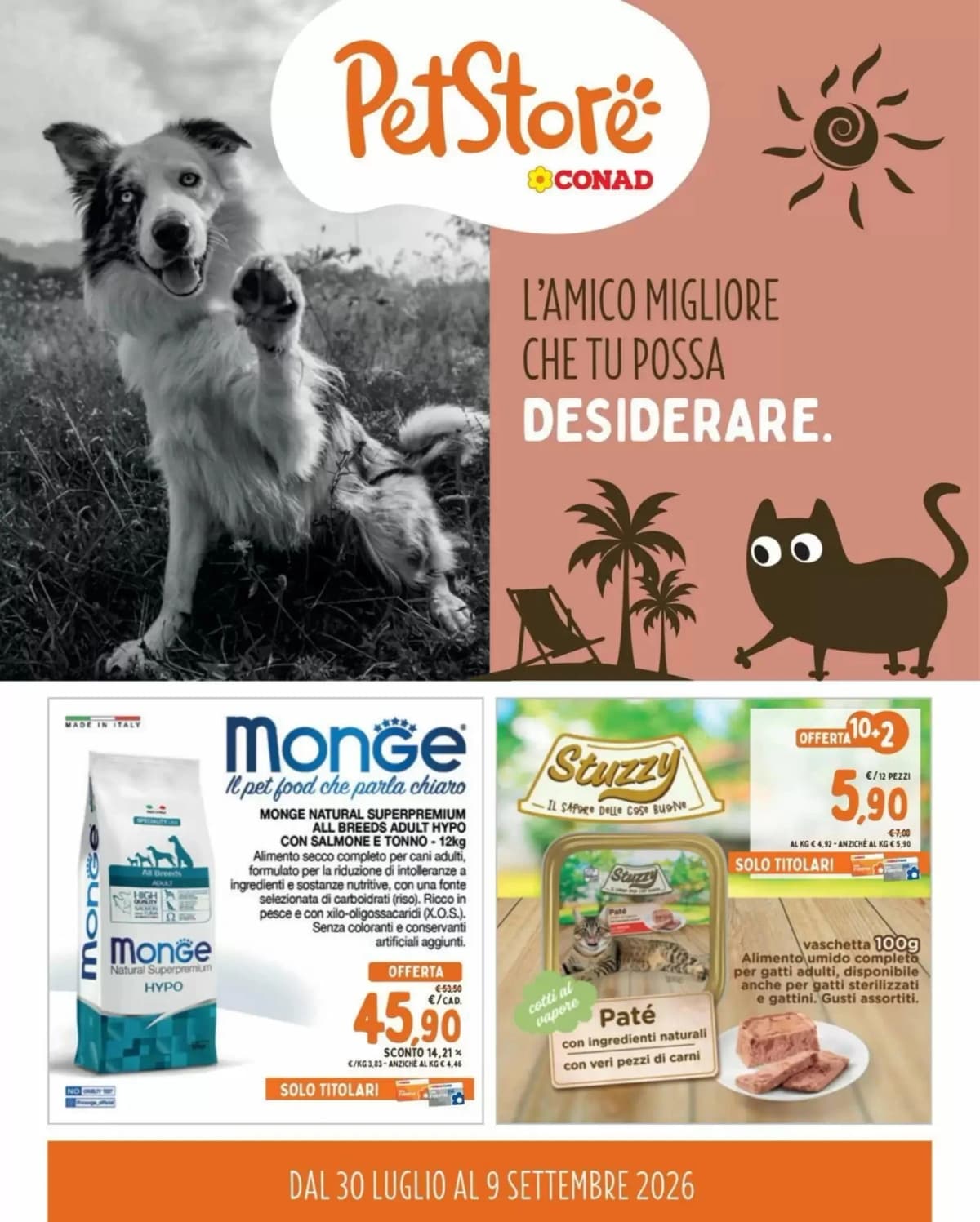 Copertina volantino Conad Pet Store