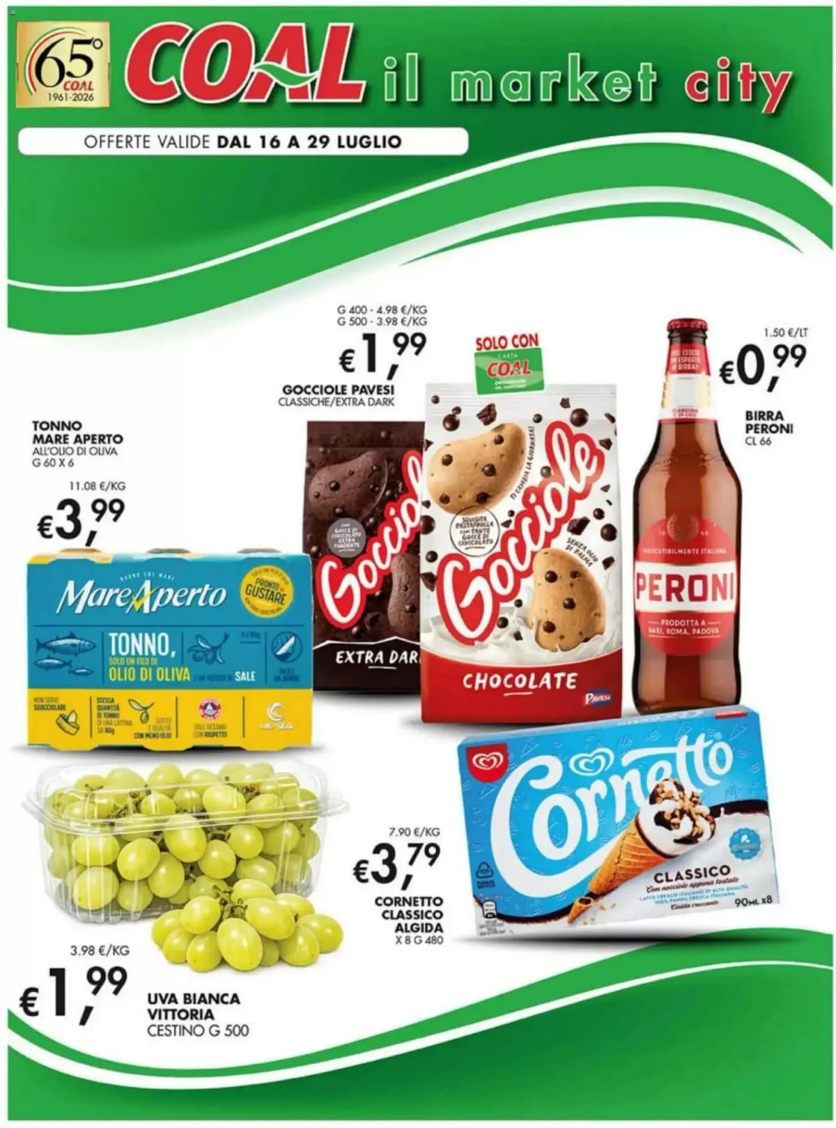 Copertina volantino Supermercato Coal