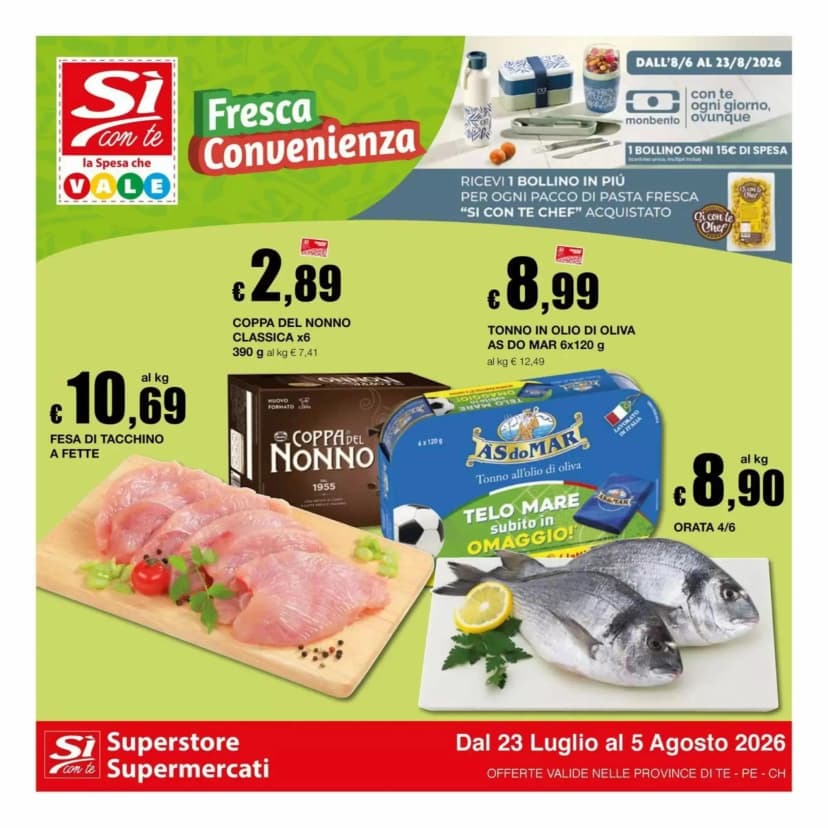 Volantino Si con te supermercato