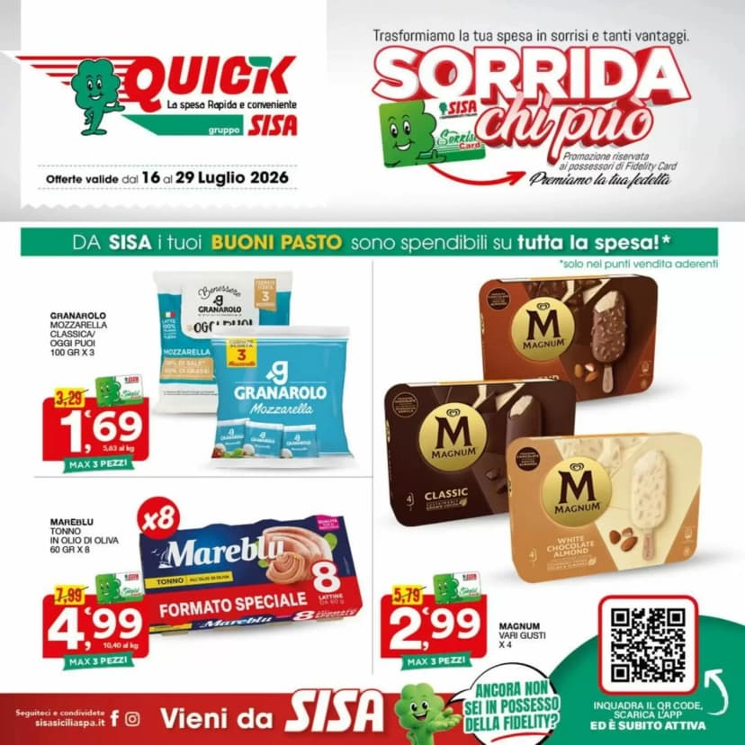 Volantino Quick Sisa