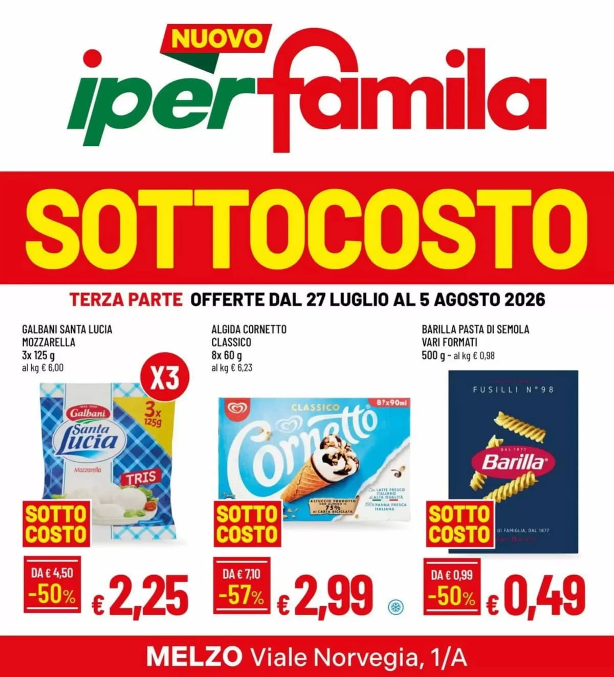 Copertina volantino Iperfamila