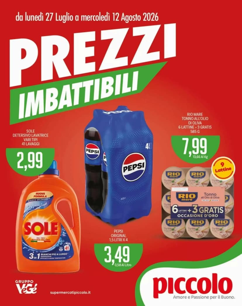 Volantino Piccolo