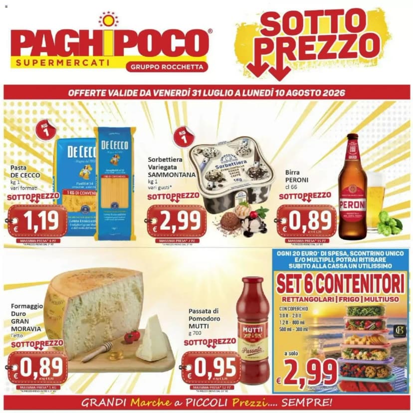 Volantino Paghi Poco