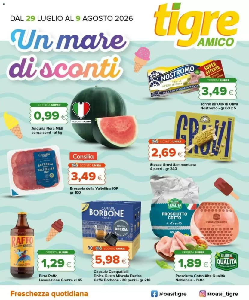 Volantino Tigre amico