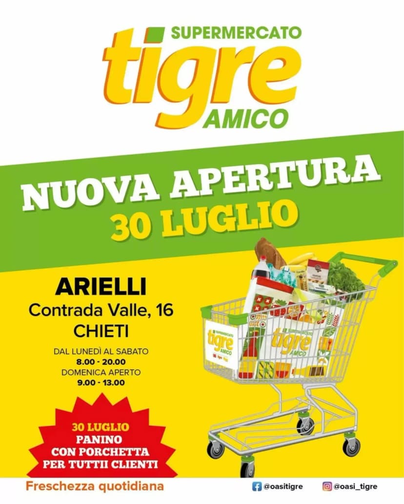 Volantino Tigre amico