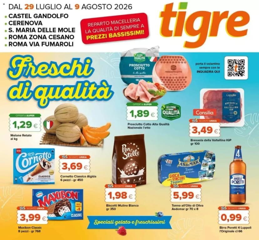 Volantino Tigre