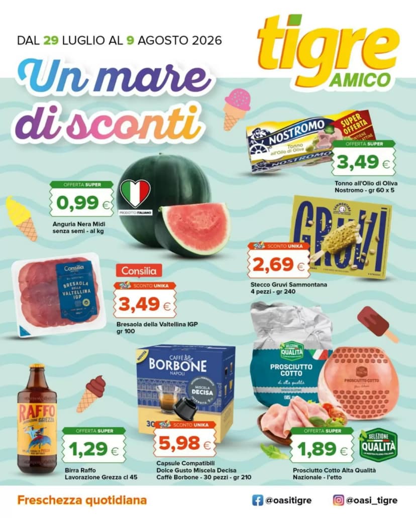 Volantino Tigre