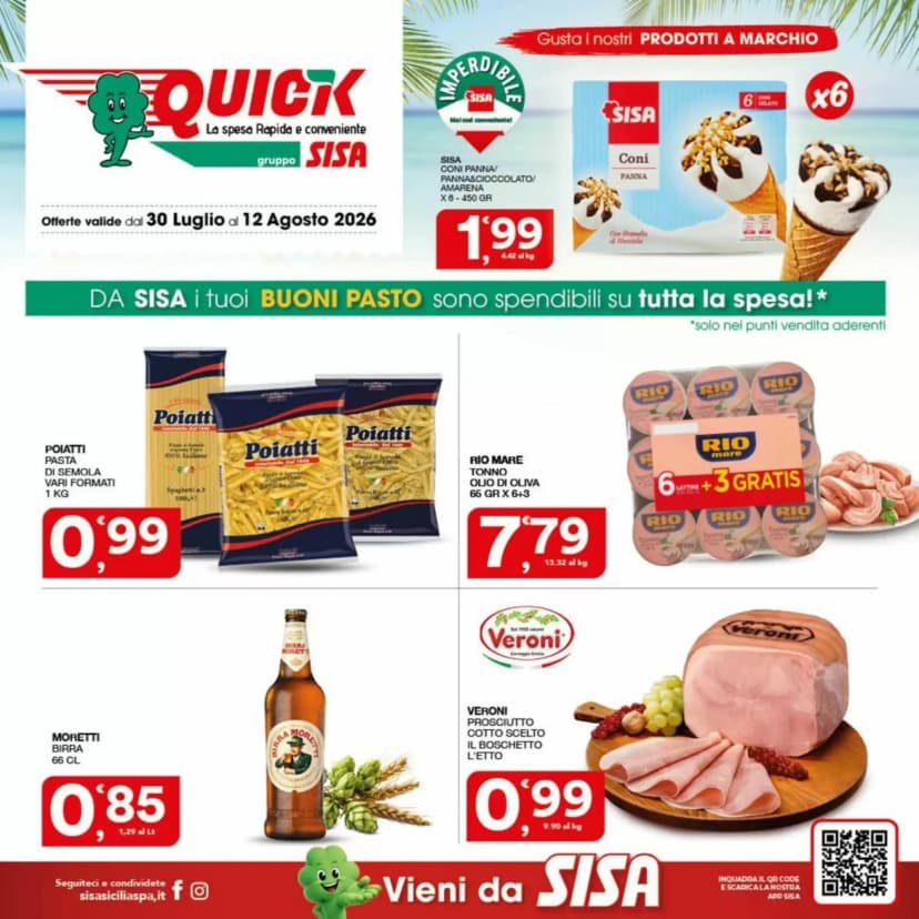 Volantino Quick Sisa