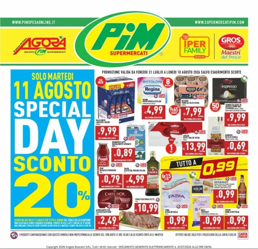 Volantino Pim