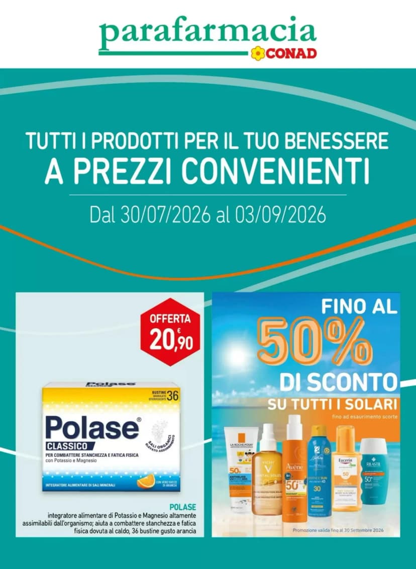 Volantino Parafarmacia Conad