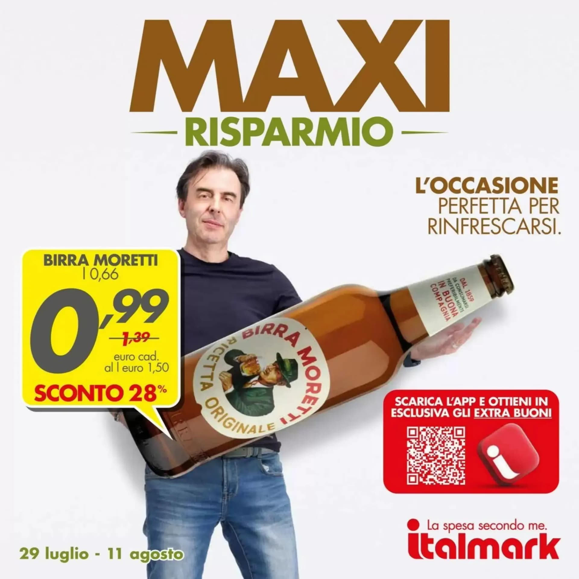 Pagina 1 - Anteprima Volantino Italmark: Offerte valide dal 29 Luglio 2026 al 11 Agosto 2026