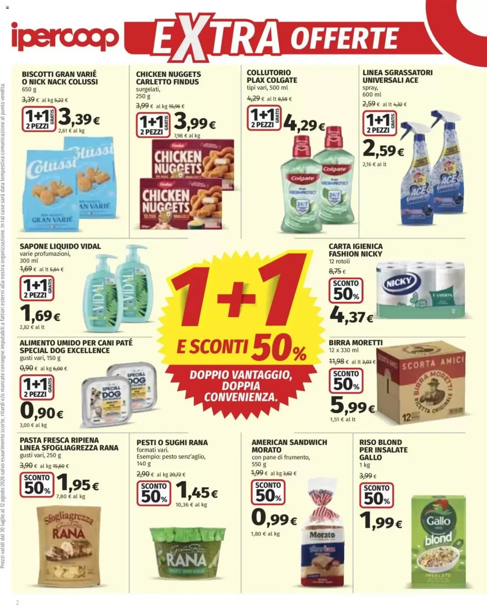 Pagina 2 - Anteprima Volantino Ipercoop: Offerte valide dal 30 Luglio 2026 al 12 Agosto 2026